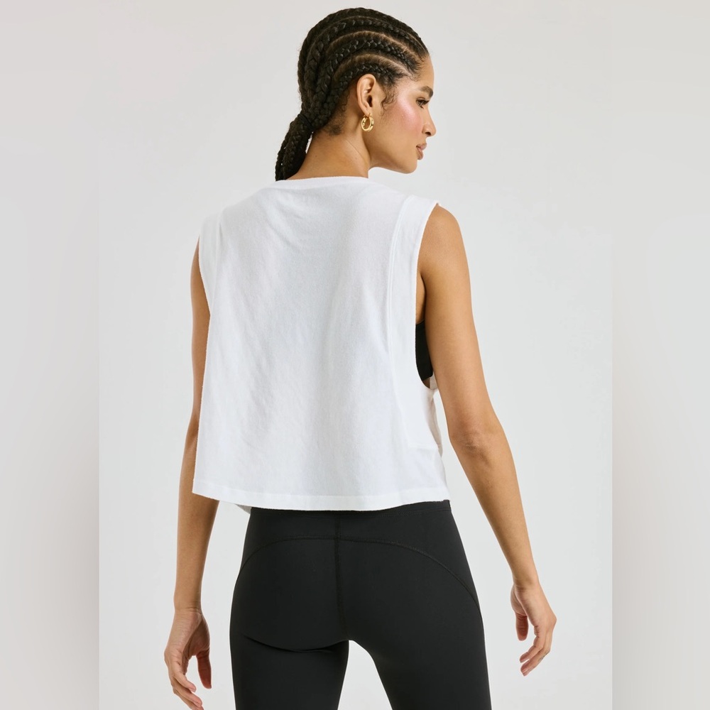 Year of Ours | flow crop muscle tank | S